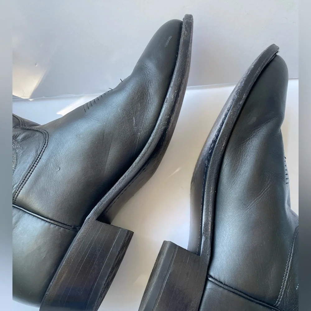 Men's Tony Lama Black Stallion Americana Cowboy Western 7900 Boots - Size 11 - Picture 6 of 14